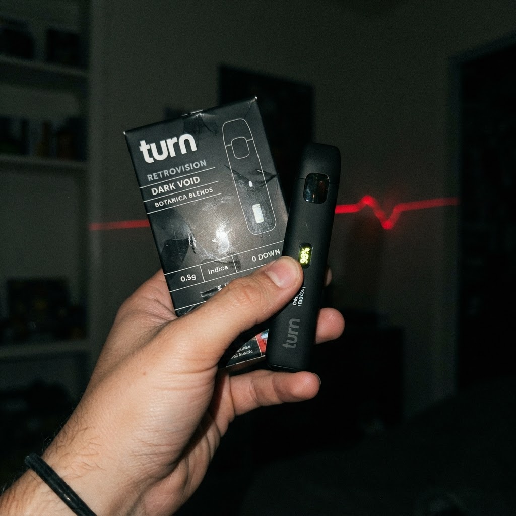 turn Retrovision Dark Void vape — angle 1