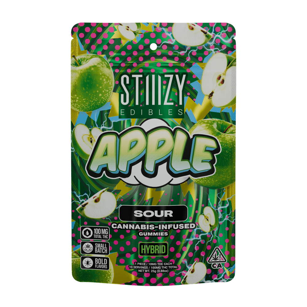 STIIIZY Edibles Sour Apple packaging