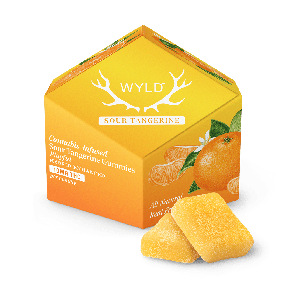 WYLD Sour Tangerine packaging